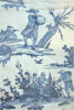 Toile de Jouy : bleu